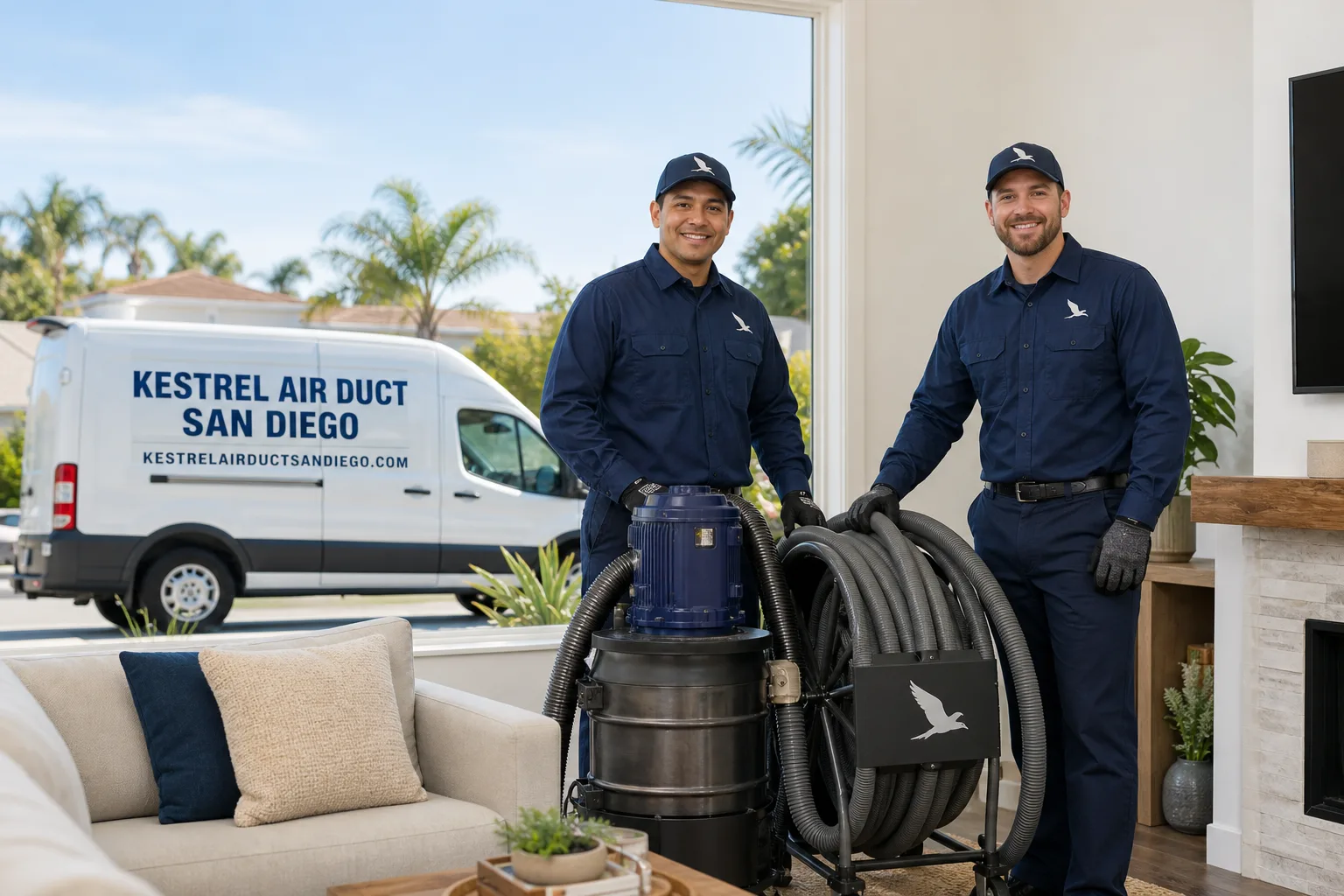 Kestrel Air Duct San Diego air duct cleaning team